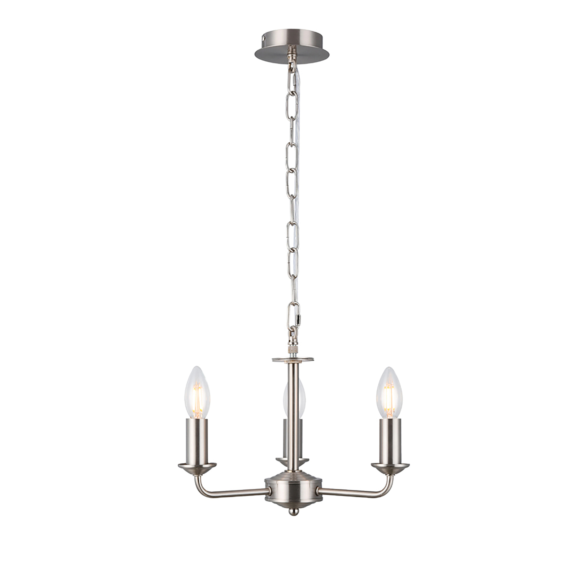 Banyan Pendant 3 Light Satin Nickel D0356  Deco Banyan